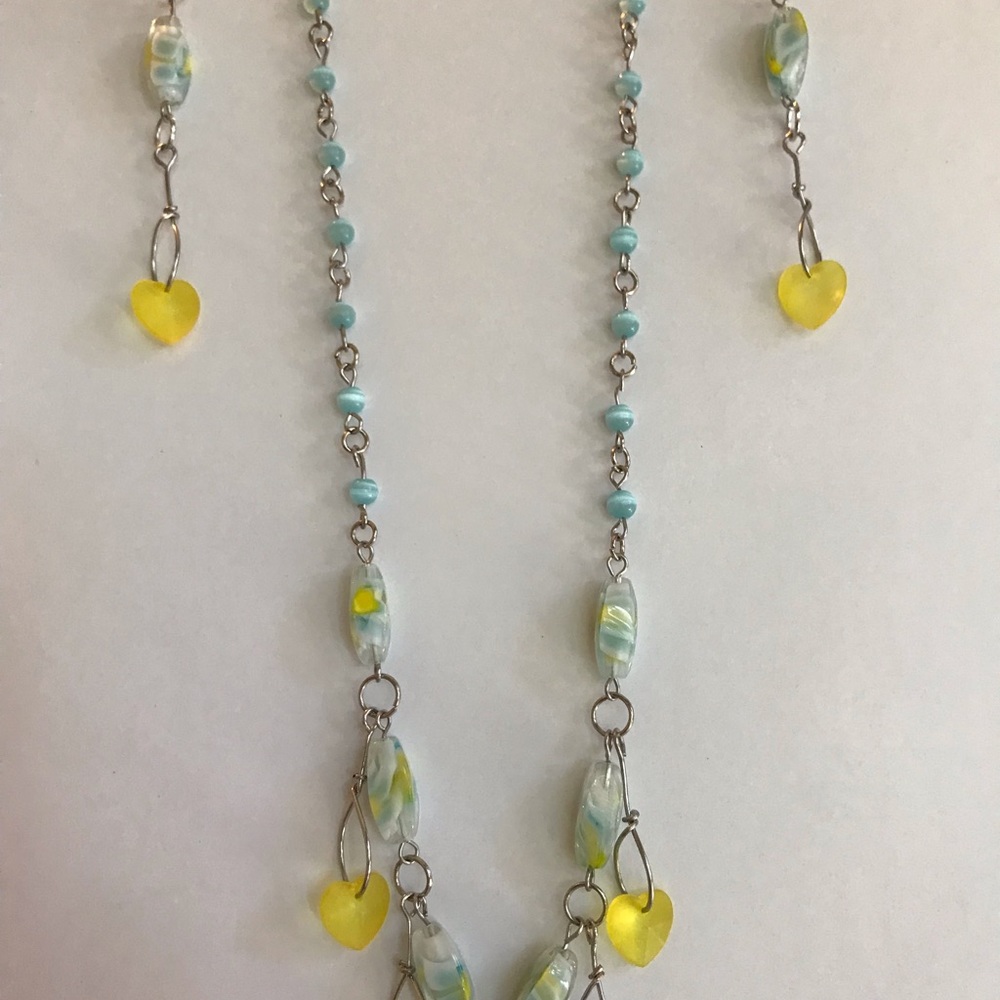 Necklace with earrings